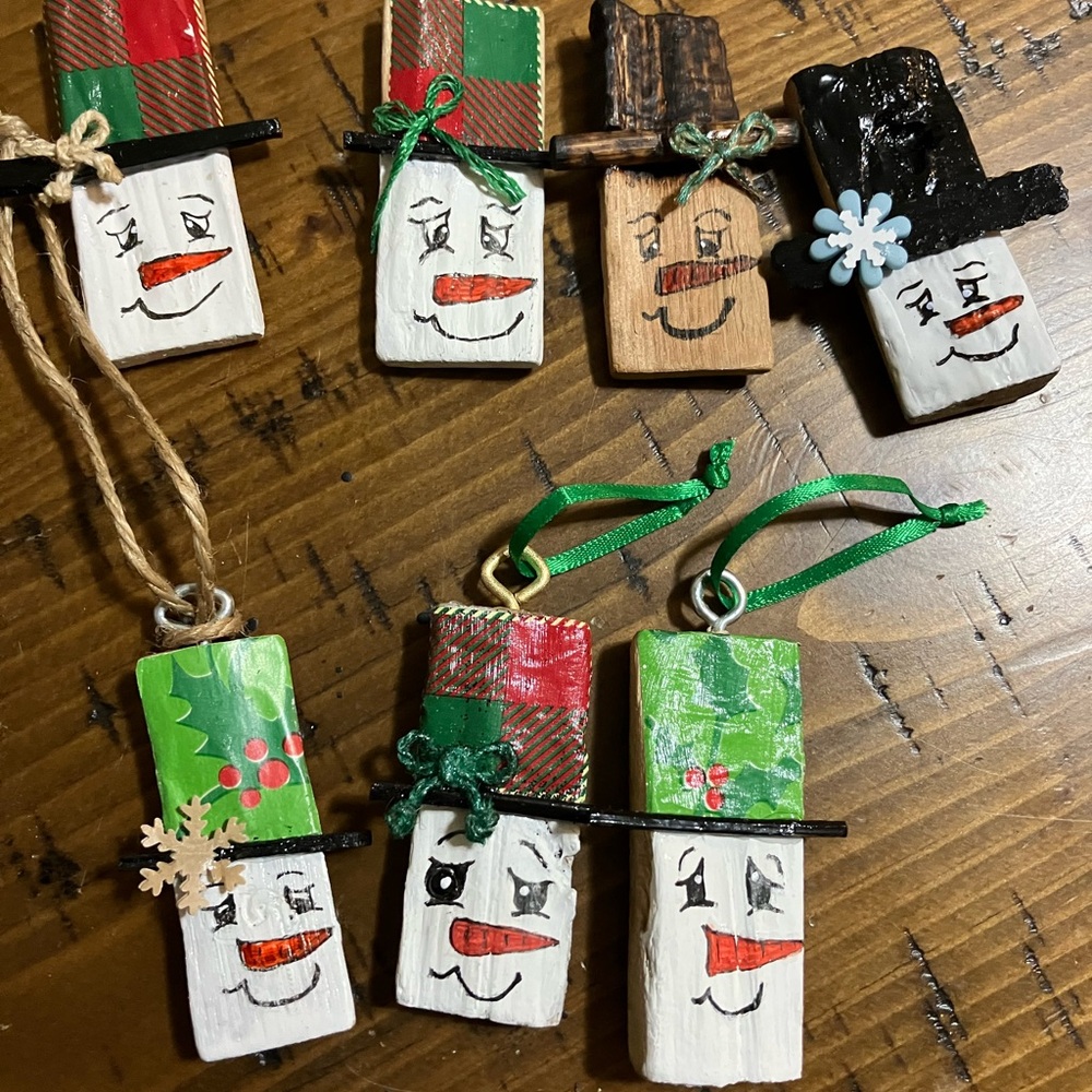 Snowman ornament or magnet (your choice)